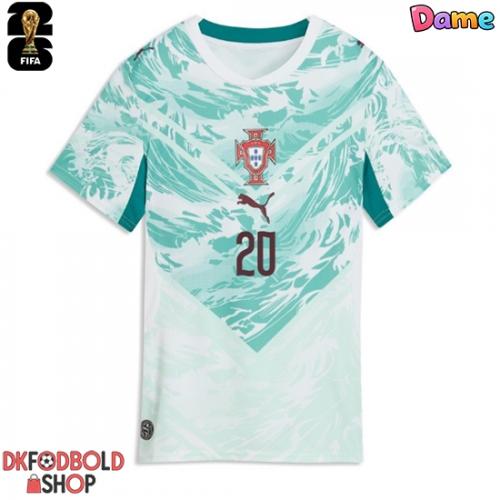 Portugal Joao Cancelo #20 Udebanetrøje Dame VM 2026 Kort ærmer